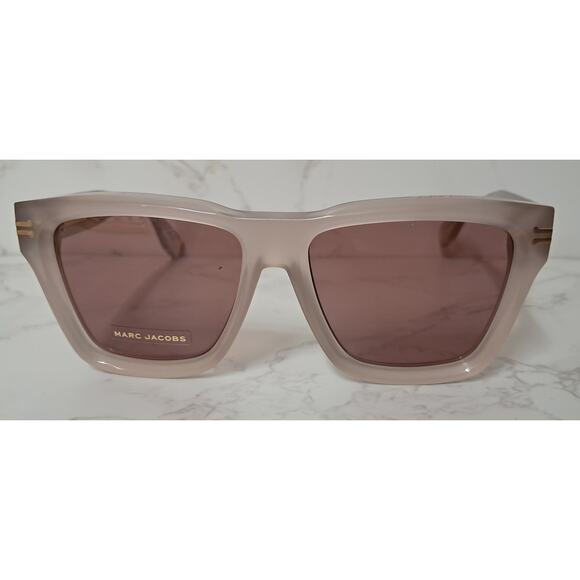 NEW Authentic Marc Jacobs Blush Frame Women's Sunglasses w/ Gradient Lens - Picture 1 of 7